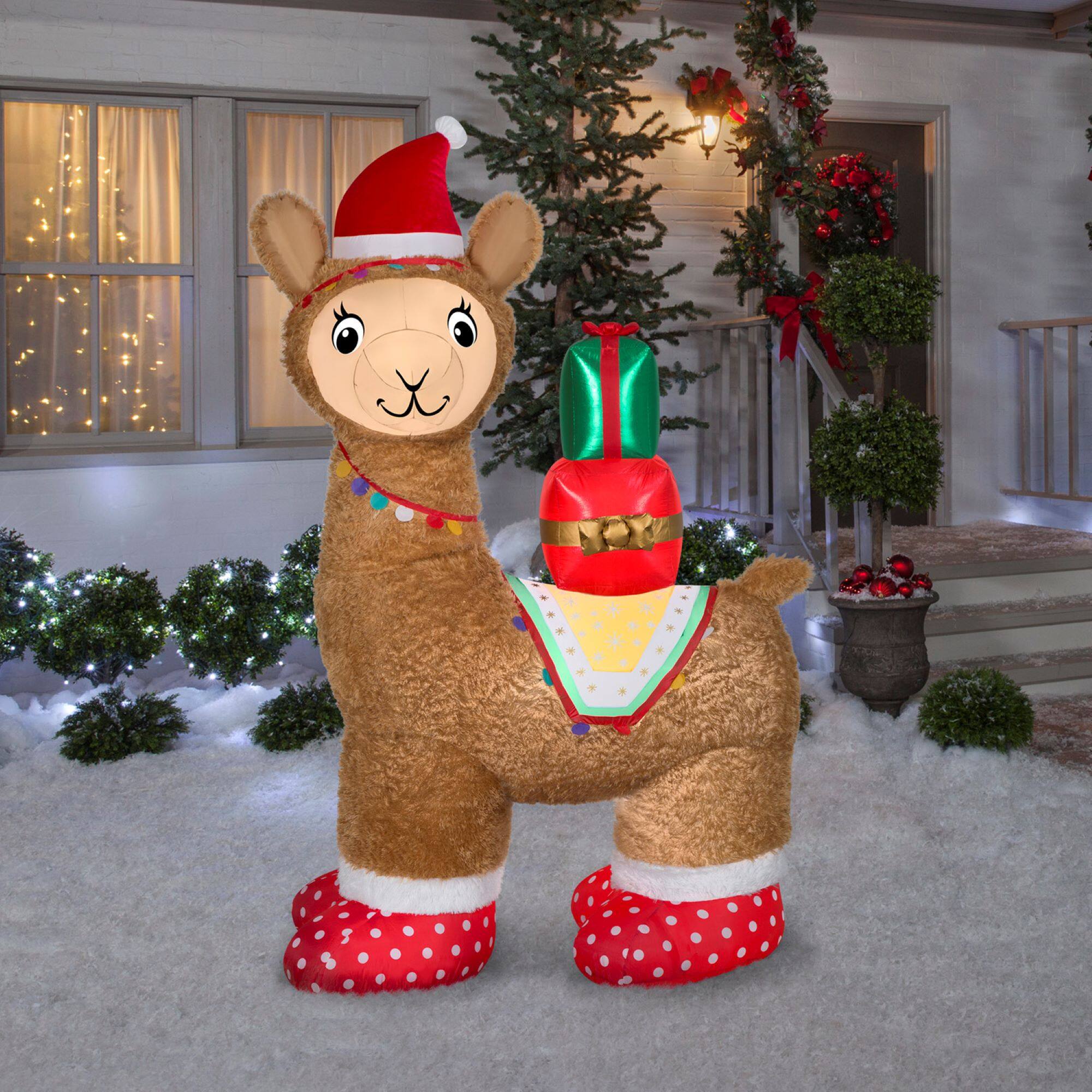 7ft. Airblown® Inflatable Luxe Alpaca